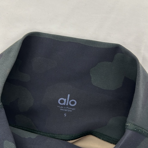 Alo Yoga High Waist Camo Vapor Legging Green Gray - Picture 6 of 8